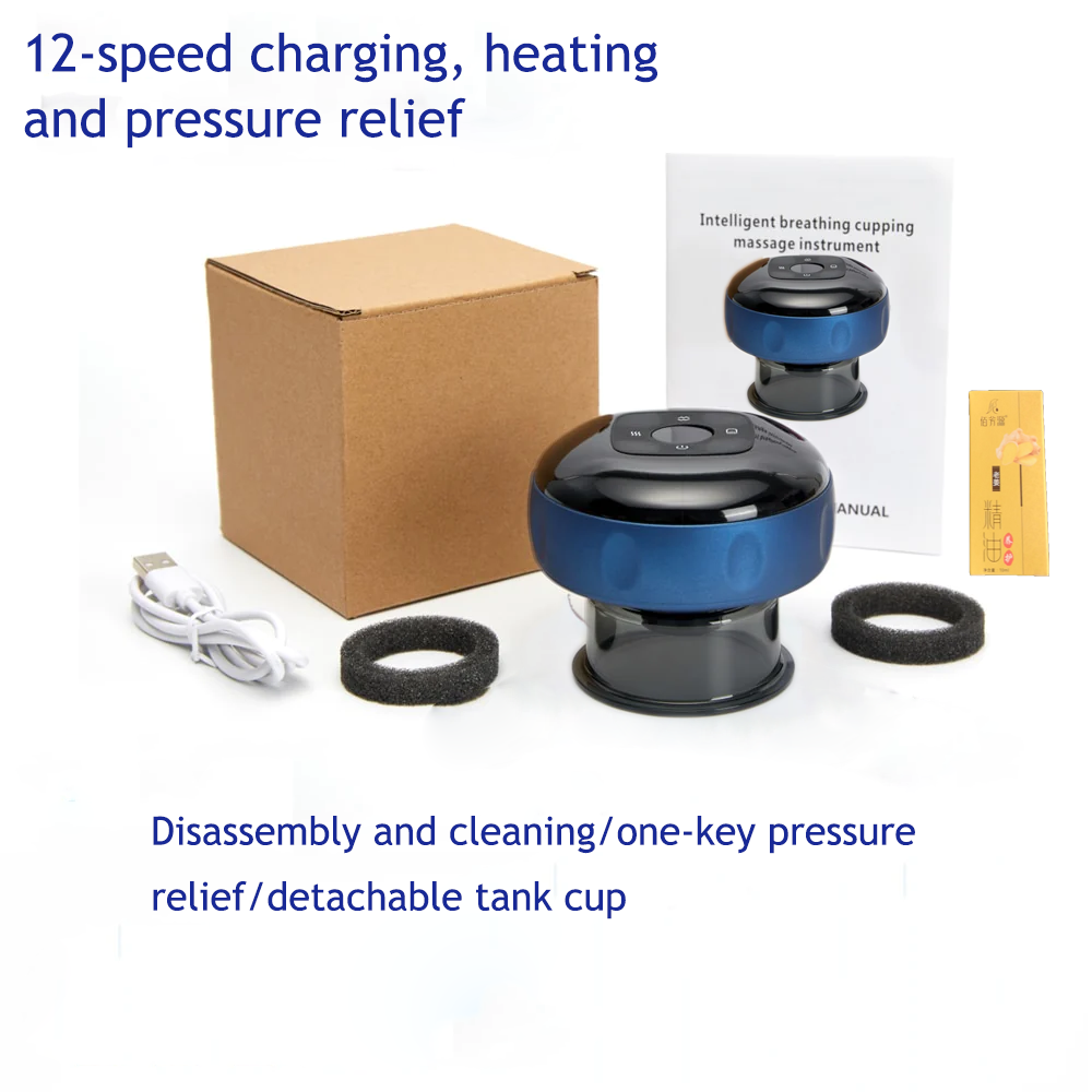 Smart Cupping Therapy Body Massager – Red Light Therapy