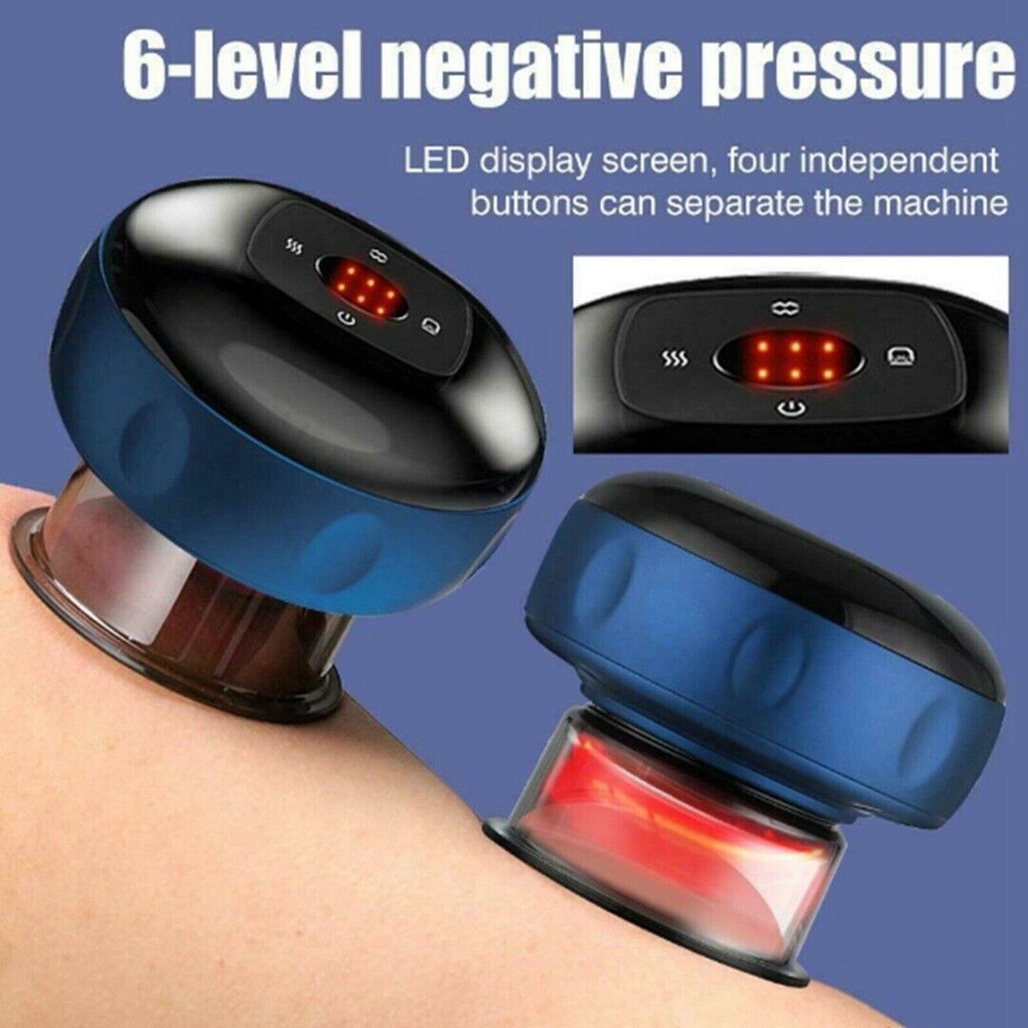 Smart Cupping Therapy Body Massager – Red Light Therapy
