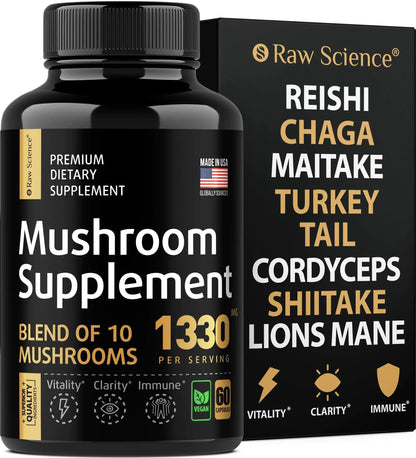 Lions Mane Supplement Capsules